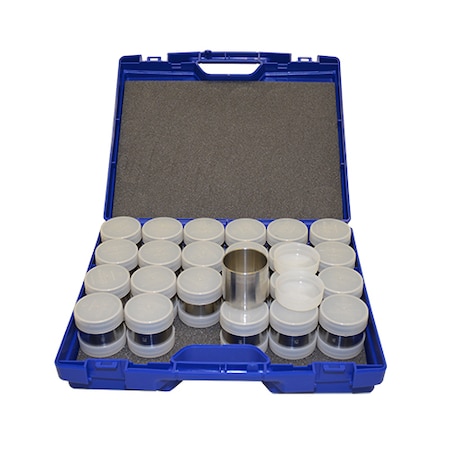 Eijkelkamp Case with soil sample rings 53mm, No Numbers 070153NN